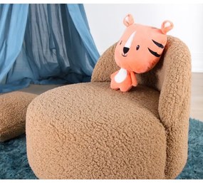 Poltroncina per bambini PIXI Ø 46 cm marrone