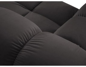 Divano in velluto grigio scuro 379 cm Bellis - Micadoni Home