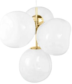 Melt Lampadario Small Opal/Gold - Tom Dixon