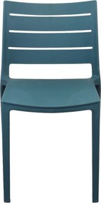 CABOT - set 2 sedie in polipropilene impilabile