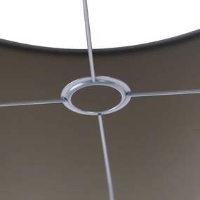 Paralume in velluto grigio 50/50/25