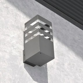 LED RGBW applique da esterno dimmerabile TEKSAS 1xE27/12W/230V IP44 antracite