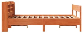 Letto senza materasso marrone cera 120x200 cm in legno di pino