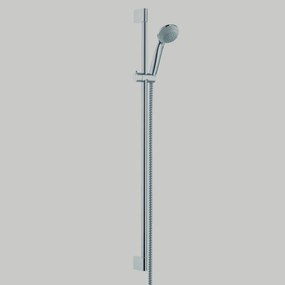 Trio (doccetta, tubo flessibile e supporto) HANSGROHE Crometta 85 in abs cromato anticalcare 2 getti