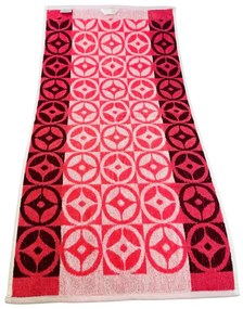 Asciugamano rosa in cotone 70x140 cm Compass - JAHU collections