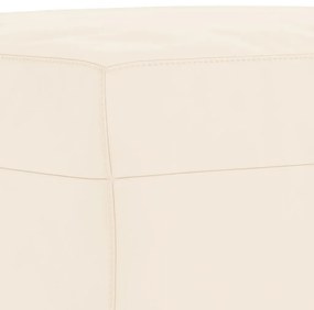 Panca crema 100x35x41 cm in velluto