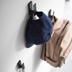 Set di ganci da parete neri in metallo 3 pz Tower – YAMAZAKI