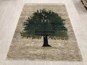 Loribaft Tappeto 220x300 Marrone (Iran) Annodato A Mano
