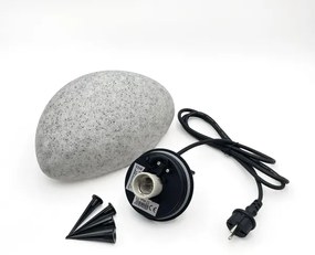 Lampada decorativa da esterno LUMISTONE 1xE27/15W/230V IP65 Ø 26,5 cm