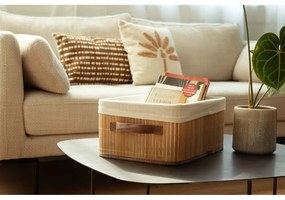 Cesto portaoggetti in bambù marrone Carossa - Compactor