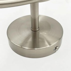 Lampadario a plafone DONNA 5xE27/60W/230V nichel