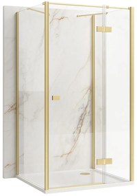 Cabina doccia Rea Atlas 80x100 Brush Gold