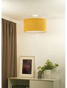 Duolla - Lampadario a plafone CORDUROY 1xE27/15W/230V diametro 40 cm giallo