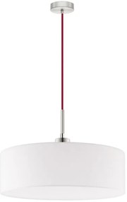 Eglo - Lampadario LED a cavo TUNJA 1xE27/60W/230V bianco