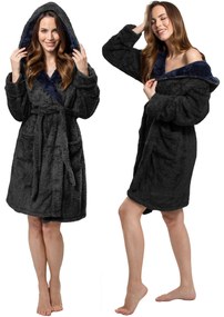 Accappatoio Jordan Navy Grey L