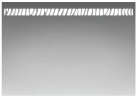 Specchio con illuminazione integrata bagno rettangolare L 100 x H 70 x P 2.5 cm