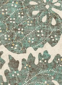 Lewis & Wood Carta da parati Pomegranate - Verdigris