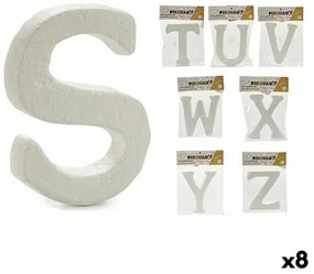 Lettere STUVWXYZ Bianco polistirene 2 x 23 x 17 cm (8 Unità)