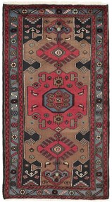 Hamedan Tappeto 160x90 Marrone (Iran) Annodato A Mano