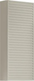 Pensile bagno Pixel Stripes laccato opaco grigio pastello, 1 anta apertura da sinistra P 17 x L 30 x H 80 cm