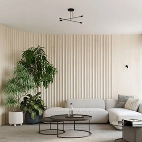 Sollux SL.1449 - Applique NORAH 1xE27/15W/230V nero