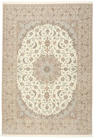 Isfahan Tappeto 370 x 260 (Iran) Annodato A Mano
