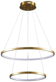 Lampadario LED a sospensione con filo LEA LED/35W/230V 4000K diametro 60 cm oro
