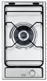 Piano cottura 1 fuochi L 28.8 cm I 13 D DE'LONGHI grigio griglie in acciaio smaltato