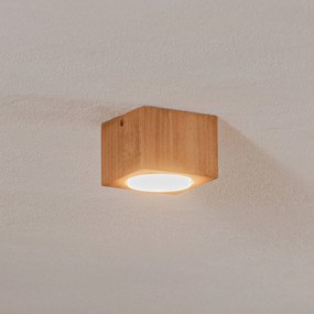 Envostar Ernest Faretto GX53 in legno, angolare