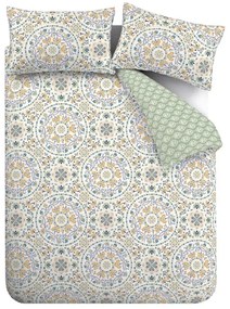 Biancheria per letto matrimoniale 200x200 cm Safiya Mandala - Pineapple Elephant