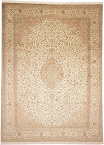 Cashmere Silk Tappeto 250 x 340 (Indian) Annodato A Mano