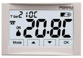 Termostato PERRY Touch bianco