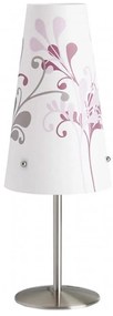Brilliant - Lampada da tavolo ISI 1xE14/40W/230V bianco/rosa/cromo lucido