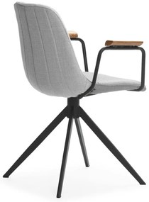 Set di sedie da pranzo grigio chiaro 2 pz Tali - Marckeric