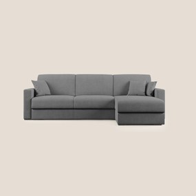 Best Divano letto angolare in tessuto impermeabile T02 grigio
