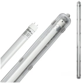 Lampada fluorescente tecnica LED T8 1xG13/18W/230V 4000K IP65 128 cm