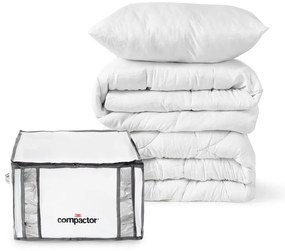 Set di organizer per vestiti sottovuoto/rinforzati in tessuto 2 pz 42x25x25 cm Life – Compactor