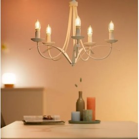 Lampadina LED Dimmerabile C35 E14/4,9W/230V 2700-6500K CRI 90 Wi-Fi - WiZ