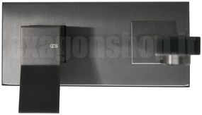 Parti Esterne Miscelatore lavabo Monocomando senza parte Incasso  black metal brushed PVD Rettangolo K 53088 Gessi