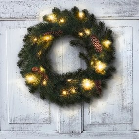 Solight 1V239 - Ghirlanda natalizia LED da esterno 15xLED/3xAA IP44