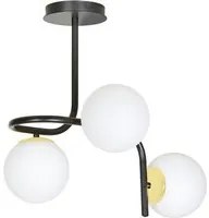 Lampada a Soffitto Ragnar, Nero, Acciaio, 57x51x40 cm, EPIKASA