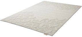 Tappeto in lana grigio chiaro 120x180 cm Credo - Agnella