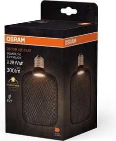 Lampadina LED DECOR FLAT E27/3,5W/230V 2700K nero - Osram