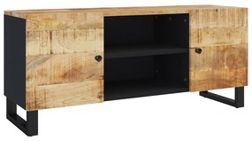 Mobile porta tv 105x33x46cm in legno massello di mango