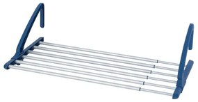 WENKO 63005800 - Stendibiancheria 37,5x21 cm acciaio inox/argento/blu