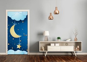 Sticker porta Notte 95x205 cm