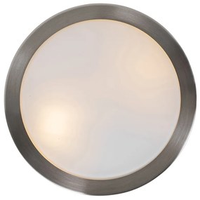 Lampada da soffitto per esterni moderna in acciaio 23 cm IP44 - Flavi