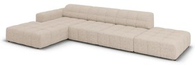Divano angolare beige (angolo sinistro) Chicago - Cosmopolitan Design