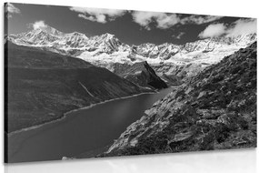 Quadro su tela – Parco nazionale Patagonia in Argentina in bianco e nero