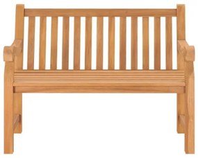 Panchina da Giardino 114 cm in Legno Massello di Teak